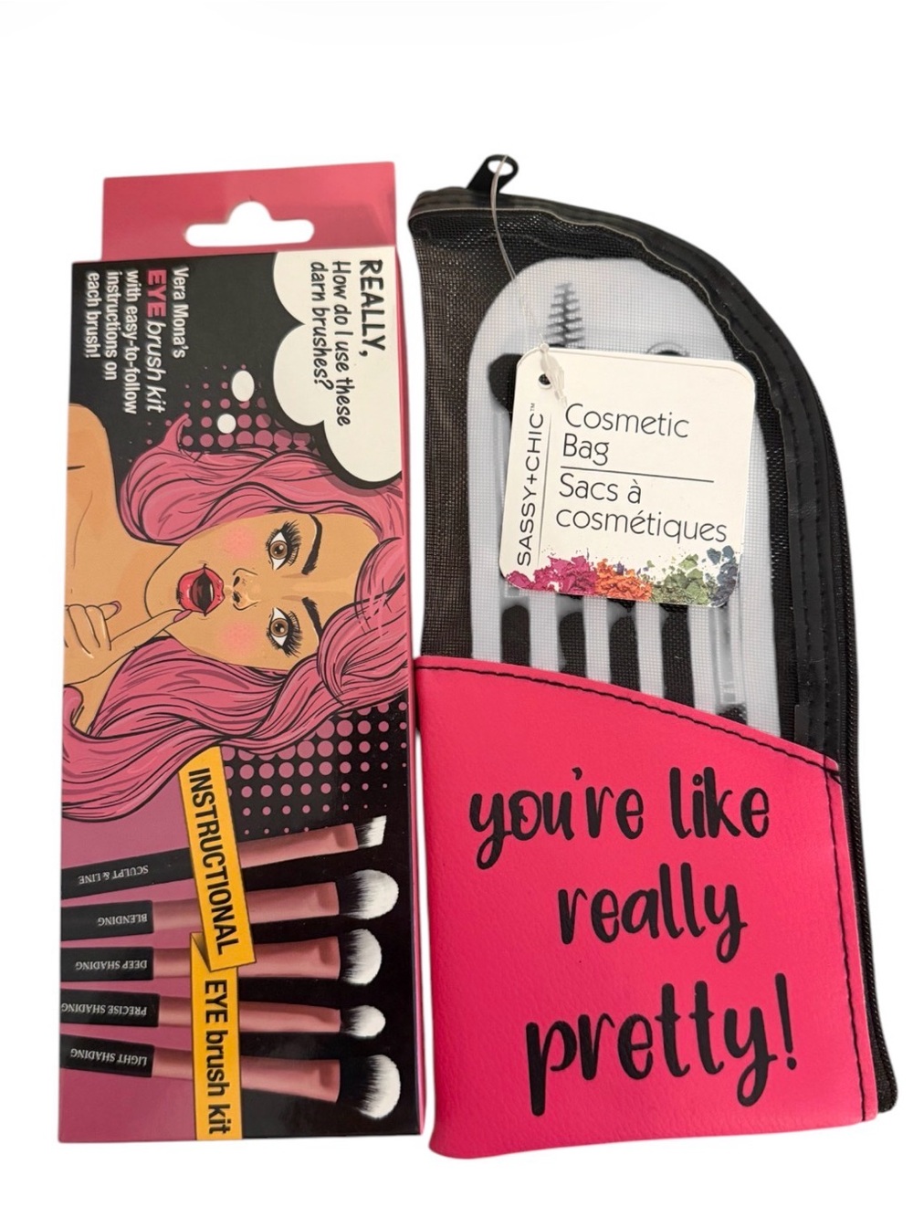 Vera Mona’s Brush Set & Cosmetic Pouch